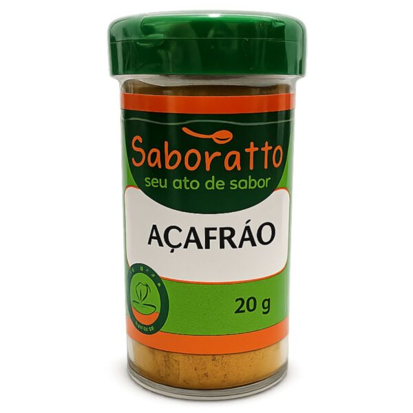 Açafrão da terra tubo 20g Saboratto essências