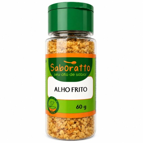 Alho frito pote 60g Saboratto essências