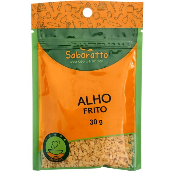 Alho frito sache 30g Saboratto essências