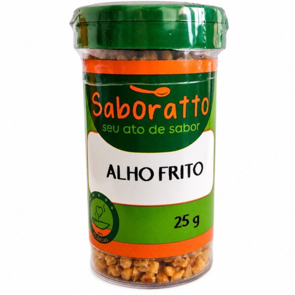 Alho frito tubo 25g Saboratto essências