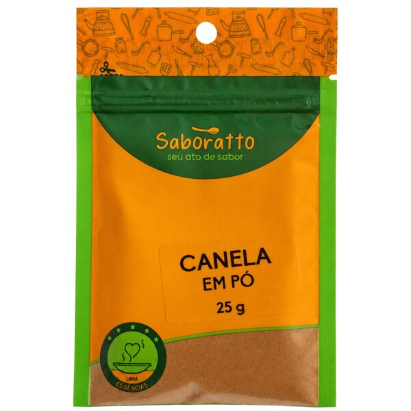Canela em pó Sache 25g Saboratto essências