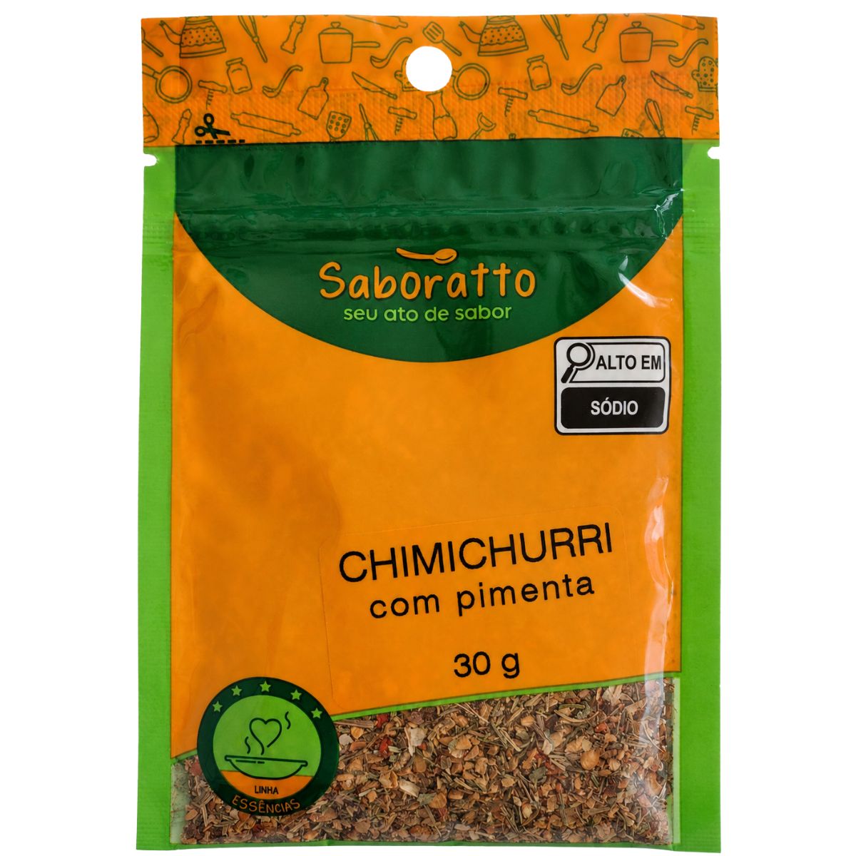 Chimichurri picante sache 30g Saboratto essências