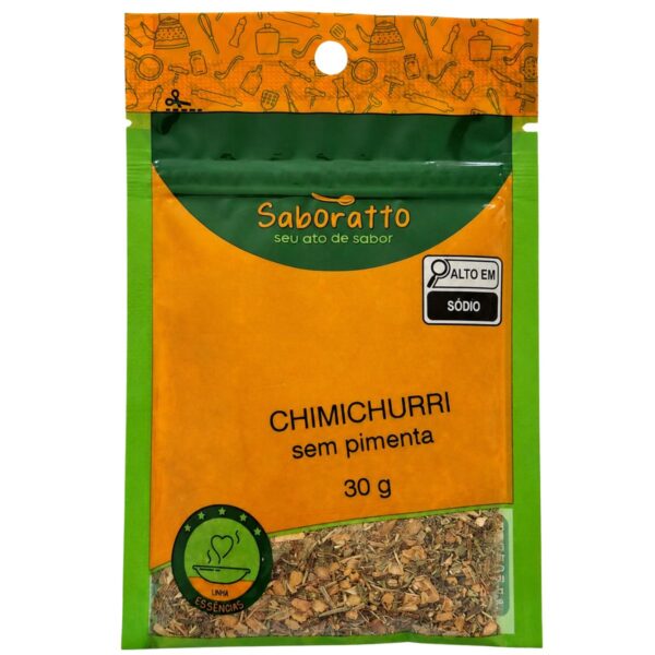 Chimichurri tradicional sache 30g Saboratto essências