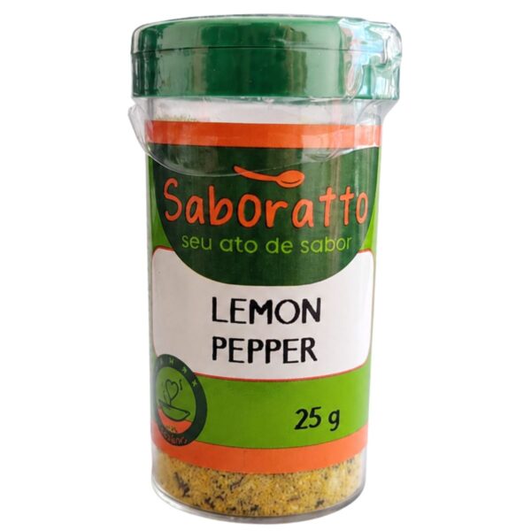 Lemon pepper tubo 25g Saboratto essências