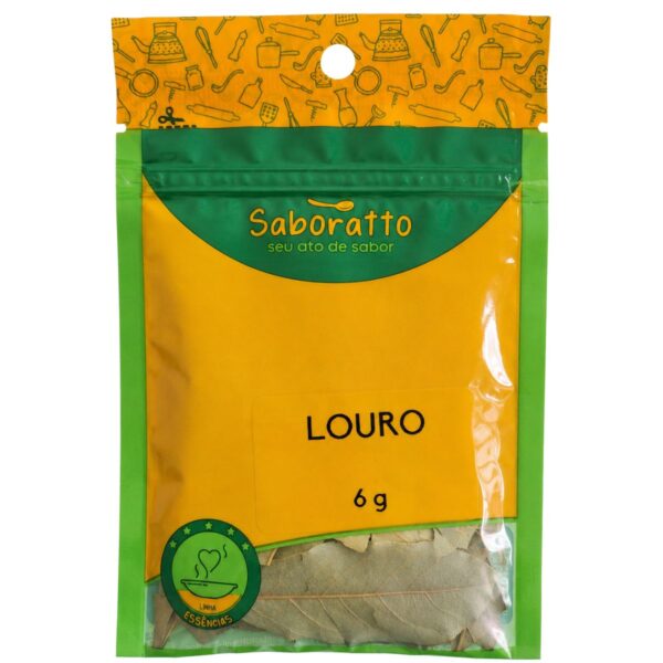louro em folhas sache 6g Saboratto essências
