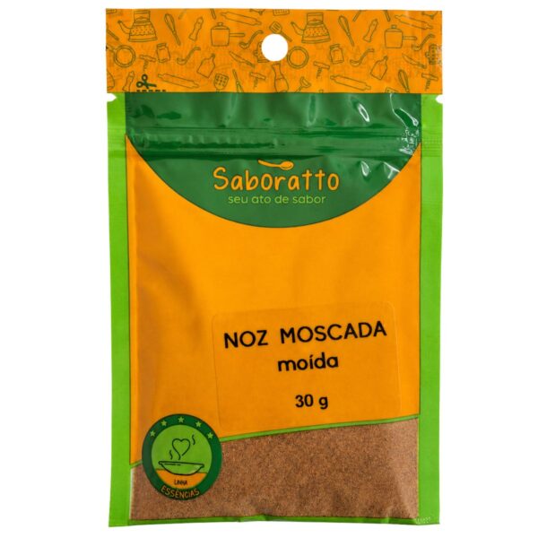 Noz moscada em pó sache 30g Saboratto essências