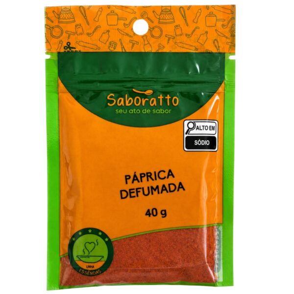Paprica defumada sache 40g Saboratto essências