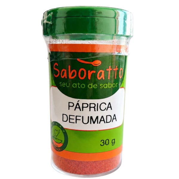 Paprica defumada tubo 30g Saboratto essências