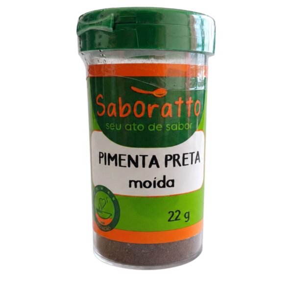 pimenta preta moida tubo 22g Saboratto essências