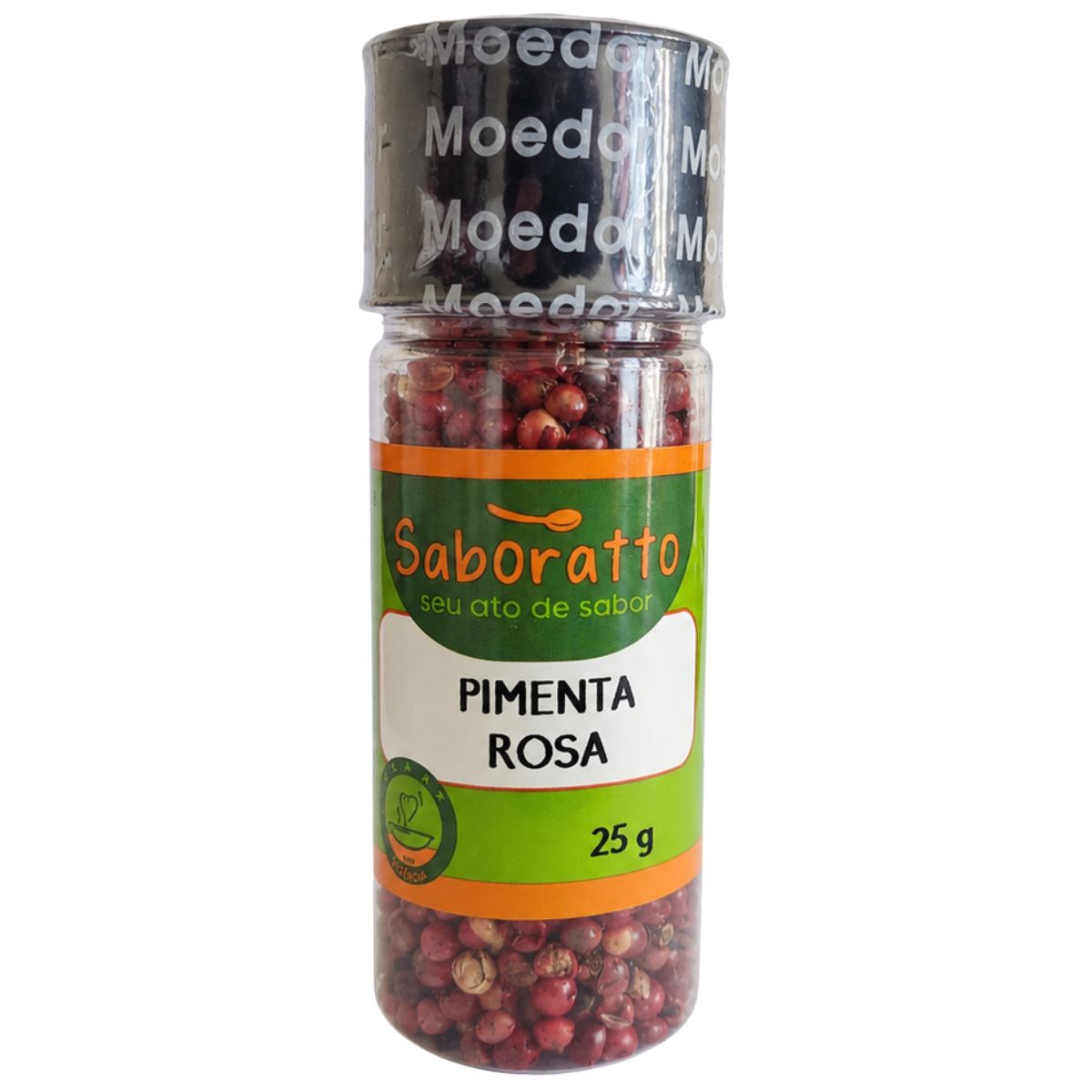 pimenta rosa com moedor 25g Saboratto essencias