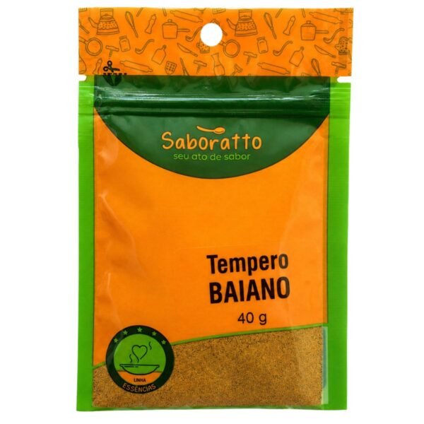 Tempero baiano sache 40g Saboratto essências