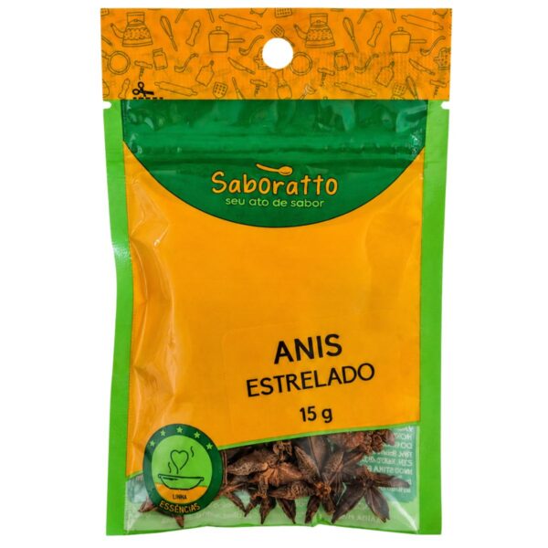 Anis estrelado sache 15g Saboratto essências