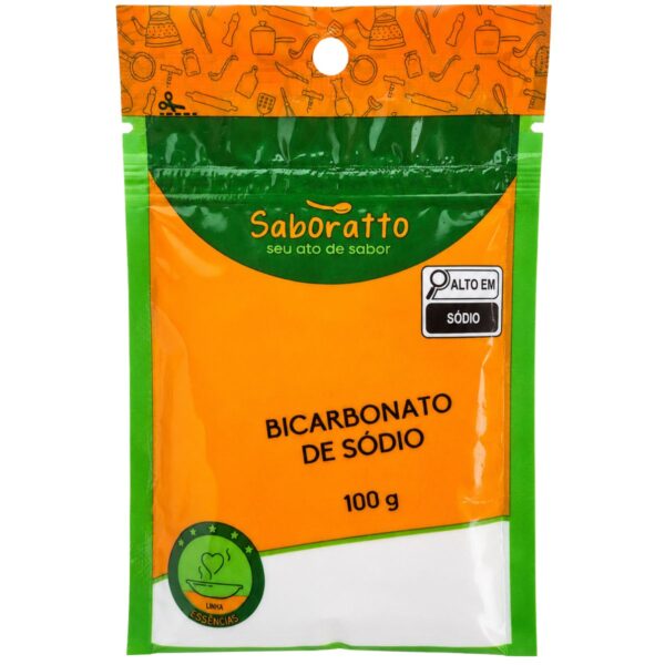 bicarbonado de sodio sache 100g Saboratto essências