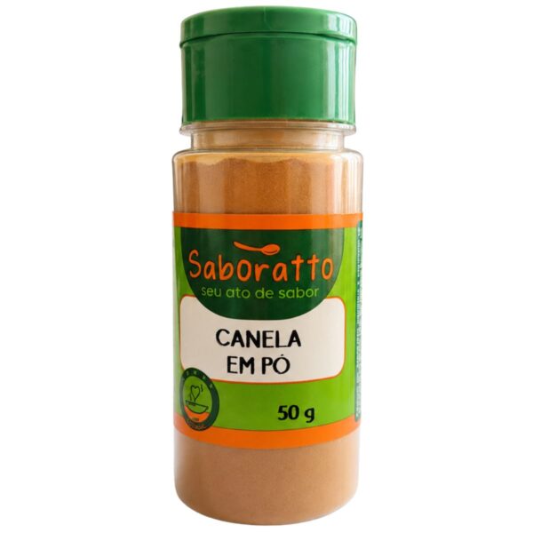 Canela em pó Pote 50g Saboratto essências