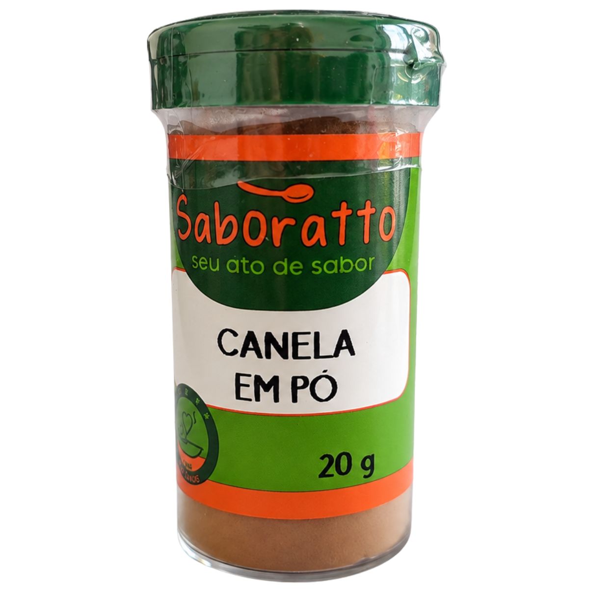 Canela em pó Tubo 20g Saboratto essências