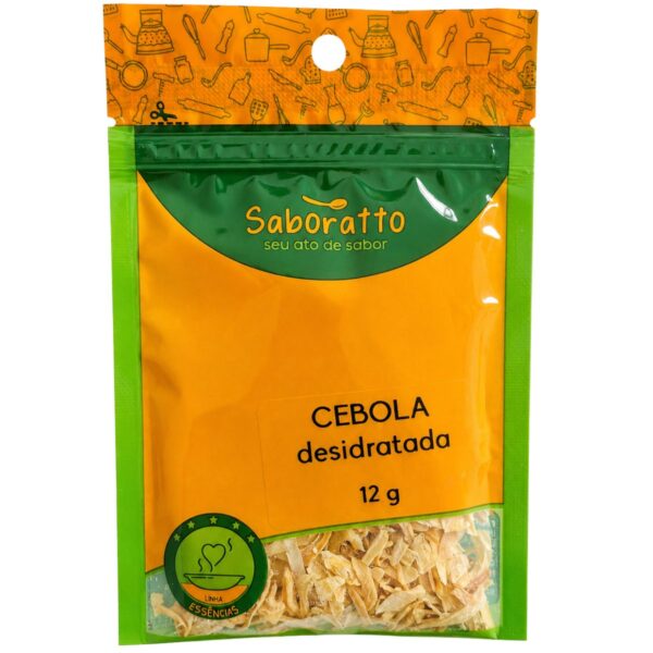 Cebola desidratada sache 12g Saboratto essências