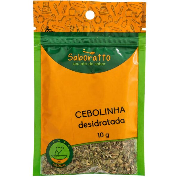 Cebolinha desidratada sache 10g Saboratto essências