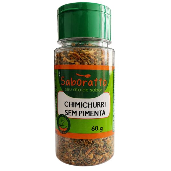 Chimichurri tradicional pote 60g Saboratto essências