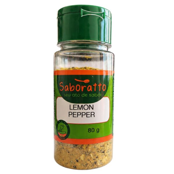 Lemon pepper pote 80g Saboratto essências