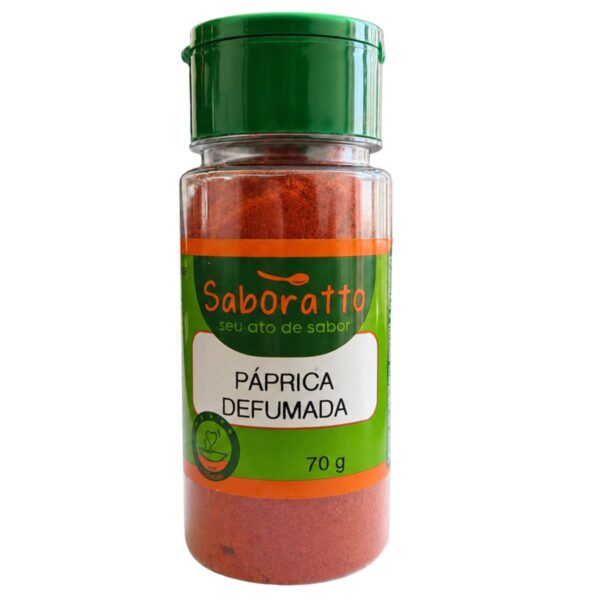 Paprica defumada Pote 70g Saboratto essências