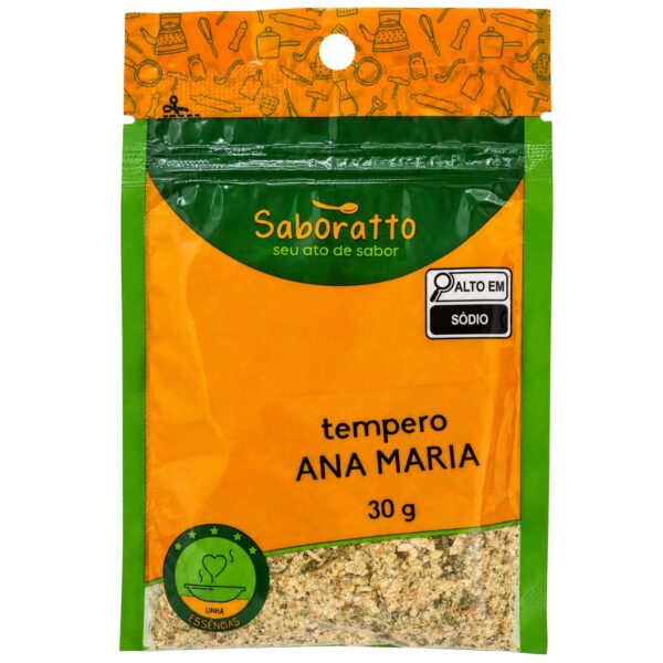 Tempero Ana Maria sache 30g Saboratto essências