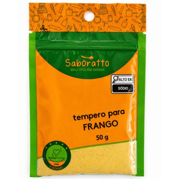 Tempero para frango sache 50g Saboratto essências