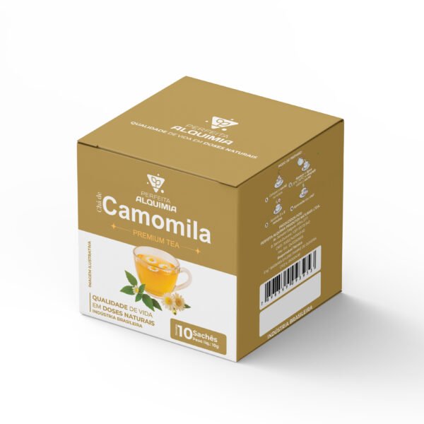 Cha em saches - camomila 10x1g - Perfeita Alquimia